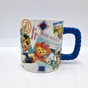Disneyland  Hong Kong Mickey Mouse Passport Mug -Rope Handle-RARE!